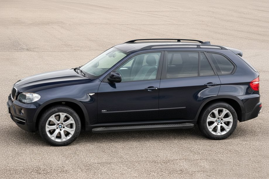 BMW X5 E70 2007-2013 рр. Бокові пороги Allmond Black (2 шт., алюміній) Image