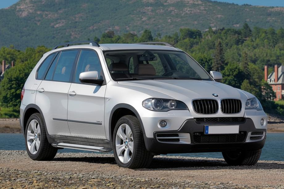 BMW X5 E70 2007-2013 рр. Бокові пороги Rainbow (2 шт., алюміній) Image
