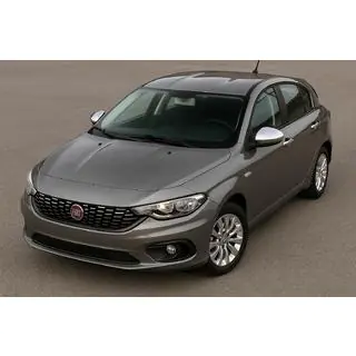 Накладки не дзеркала Хром (2 шт., нерж.) Fiat Tipo 2016- рр. фото 3