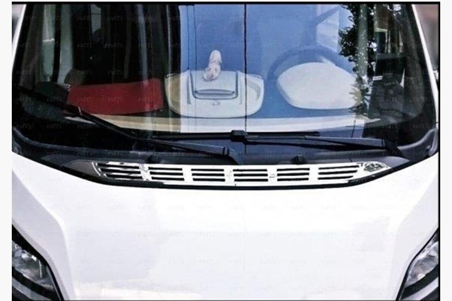 Citroen Jumper 2007-2025 рр. Накладка на повітровідвід (нерж) Image
