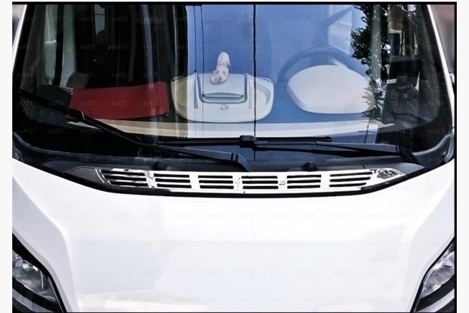 Fiat Ducato 2006-2025 рр. Накладка на повітровідвід (нерж) Image