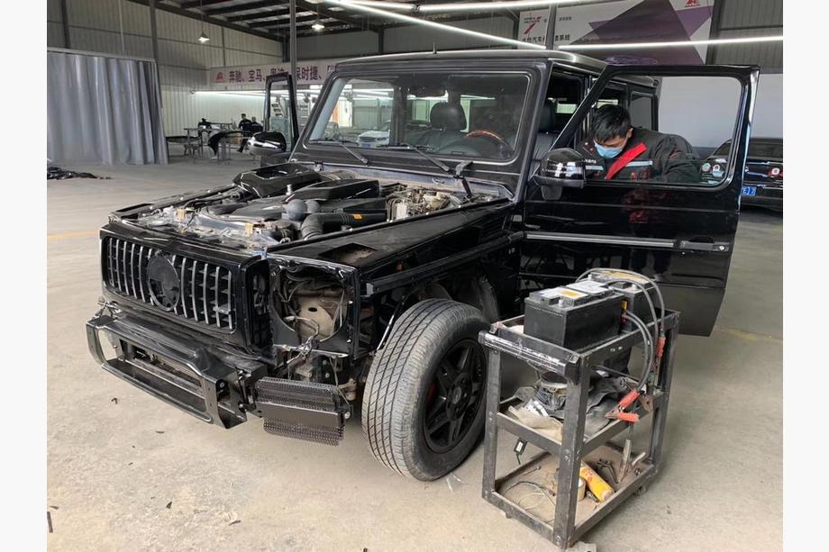Mercedes G class W463 1990-2018 рр. Комплект рестайлінгу на G63 AMG 2018 Фото 6