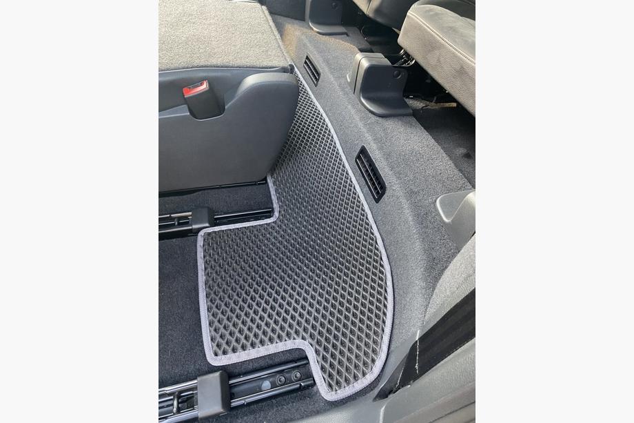 Volkswagen Sharan 2010-2023 рр. Поліуретанові килимки (3 ряди, EVA, чорні) Фото 10