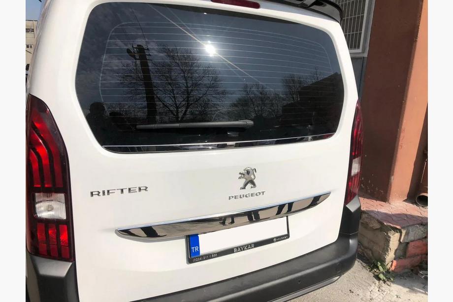 Peugeot Partner/Rifter 2019- рр. Нижня кромка скла (нерж.) Фото 4