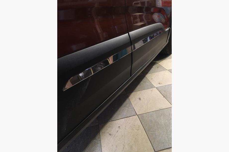 Peugeot Partner/Rifter 2019- рр. Накладки на молдинг дверей (нерж.) Фото 4