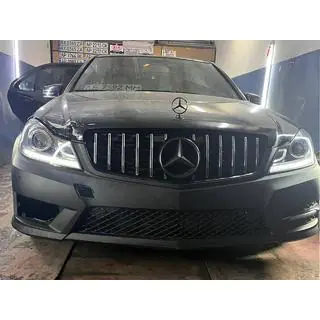 Передня оптика LED (2011-2015, 2 шт) Mercedes C-class W204 2007-2015 рр. фото 4