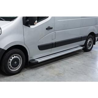 Бокові пороги Maya V2 (2 шт., алюміній) Opel Movano 2010-2021 рр. фото 1