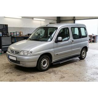 Бокові пороги Bosphorus Grey (2 шт., алюміній) Citroen Berlingo 1996-2008 рр. фото 1