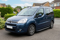 Citroen Berlingo 2008-2018 рр. Бокові пороги Bosphorus Grey (2 шт., алюміній) фото 1