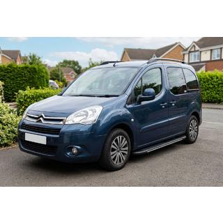 Бокові пороги Bosphorus Grey (2 шт., алюміній) Citroen Berlingo 2008-2018 рр. фото 1