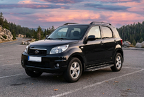 Daihatsu Terios 2006-2017 рр. Бокові пороги Bosphorus Grey (2 шт., алюміній) фото 1