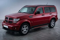 Dodge Nitro 2006-2011 рр. Бокові пороги Maya Red (2 шт., алюміній) фото 1