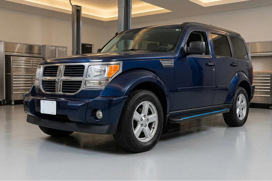Dodge Nitro 2006-2011 рр. Бокові пороги Maya Blue (2 шт., алюміній) Image