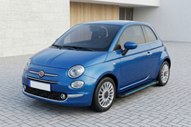 Fiat 500/500L 2013-2022 рр. Бокові пороги Maya Blue (2 шт., алюміній) фото 1
