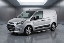 Ford Connect 2014-2021 рр. Бокові пороги Bosphorus Grey (2 шт., алюміній) фото 1