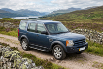 Land Rover Discovery III 2004-2009 рр. Бокові пороги Bosphorus Grey (2 шт., алюміній) фото 1