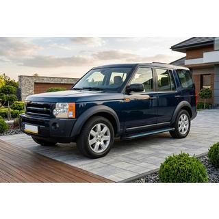 Бокові пороги Maya Blue (2 шт., алюміній) Land Rover Discovery IV 2009-2017 рр. фото 1