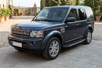 Land Rover Discovery IV 2009-2017 рр. Бокові пороги Bosphorus Grey (2 шт., алюміній) фото 1