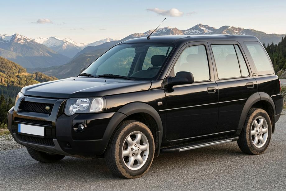 Land Rover Freelander I 1997-2006 рр. Бокові пороги Bosphorus Grey (2 шт., алюміній) Image