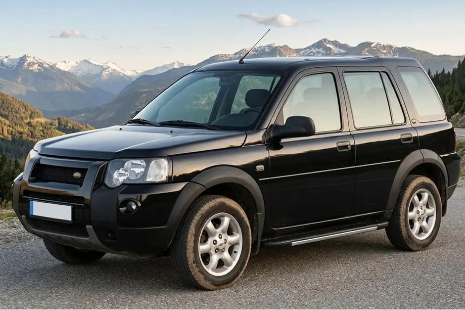 Land Rover Freelander I 1997-2006 рр. Бокові пороги Bosphorus Grey (2 шт., алюміній)