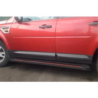 Бокові пороги Maya Red (2 шт., алюміній) Land Rover Freelander II 2006-2014 рр. фото 4