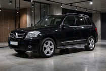 Mercedes GLK class X204 2008-2015 рр. Бокові пороги Bosphorus Grey (2 шт., алюміній) фото 1