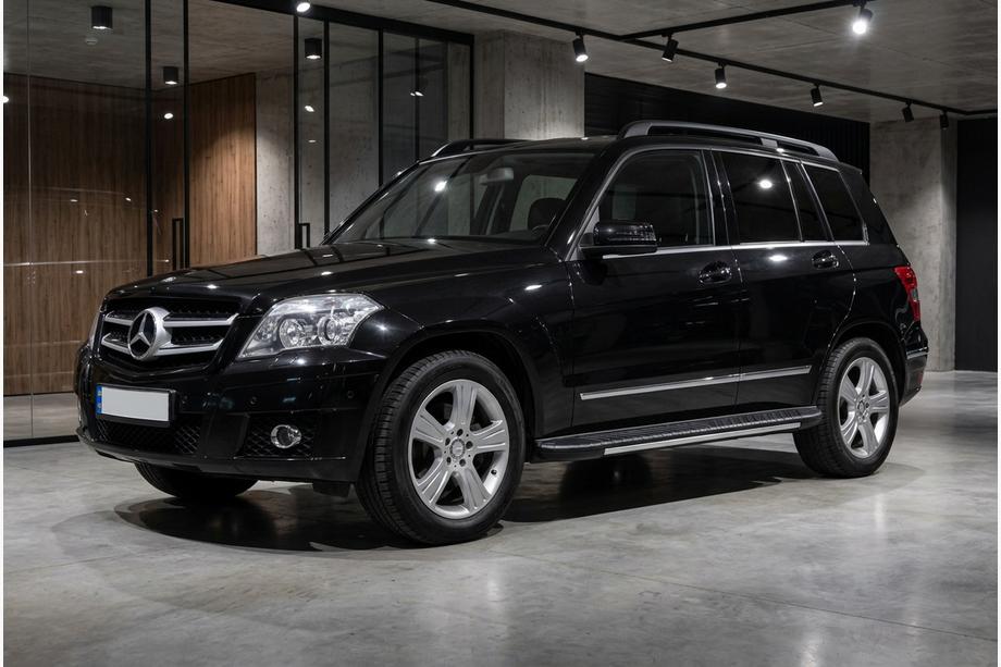 Mercedes GLK class X204 2008-2015 рр. Бокові пороги Bosphorus Grey (2 шт., алюміній) Image