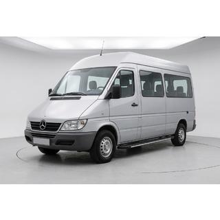 Бокові пороги Bosphorus Grey (2 шт., алюміній) Mercedes Sprinter W901/902/903/904/905 1995-2006 рр. фото 1