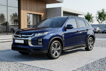 Mitsubishi ASX 2010-2023 рр. Бокові пороги Bosphorus Grey (2 шт., алюміній) фото 2