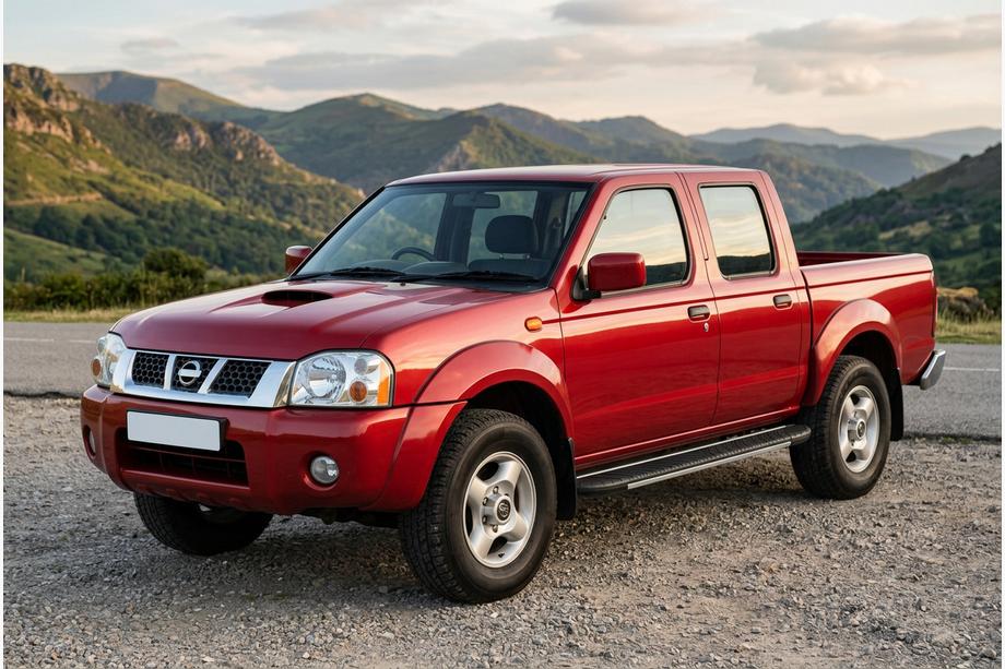 Nissan NP300 1999-2015 рр. Бокові пороги Bosphorus Grey (2 шт., алюміній) Image
