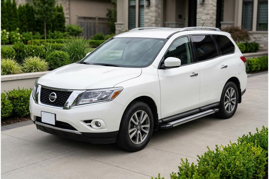 Nissan Pathfinder R52 2012-2021 рр. Бокові пороги Rainbow (2 шт., алюміній) Фото 1