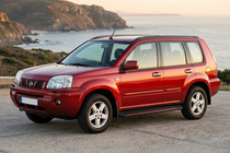 Nissan X-trail T30 2002-2007 рр. Бокові пороги Maya Red (2 шт., алюміній) фото 1