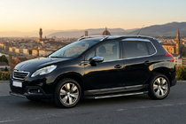 Peugeot 2008 2013-2019 рр. Бокові пороги Bosphorus Grey (2 шт., алюміній) фото 1