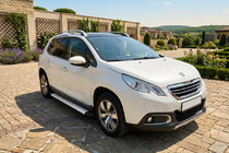 Peugeot 2008 2013-2019 рр. Бокові пороги Maya V2 (2 шт., алюміній) фото 1