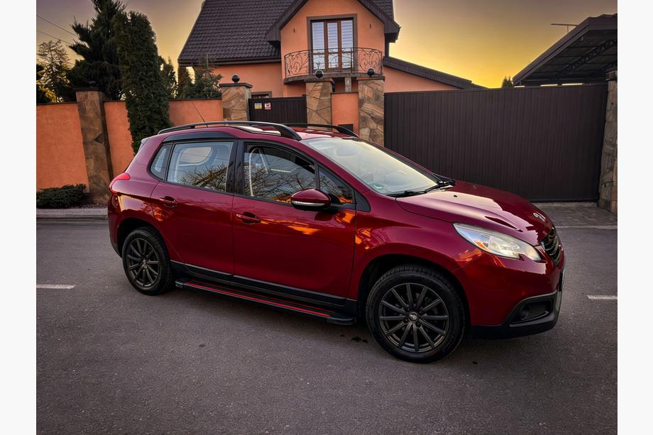 Peugeot 2008 2013-2019 рр. Бокові пороги Maya Red (2 шт., алюміній) Image