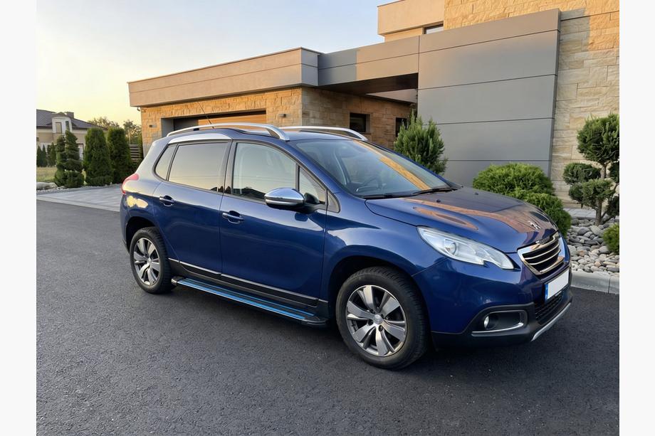 Peugeot 2008 2013-2019 рр. Бокові пороги Maya Blue (2 шт., алюміній) Image