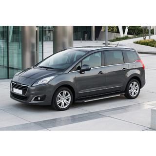 Бокові пороги Bosphorus Grey (2 шт., алюміній) Peugeot 5008 2009-2016 рр. фото 1