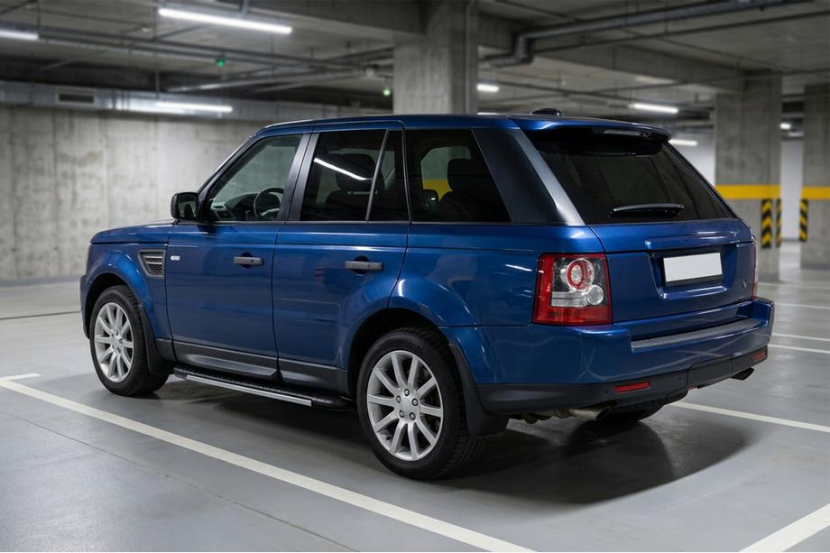 Range Rover Sport 2005-2013 рр. Бокові пороги Bosphorus Grey (2 шт., алюміній) Image