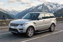 Range Rover Sport 2014-2022 рр. Бокові пороги Bosphorus Grey (2 шт., алюміній) фото 1