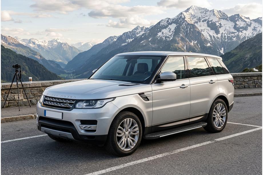 Range Rover Sport 2014-2022 рр. Бокові пороги Bosphorus Grey (2 шт., алюміній) Image