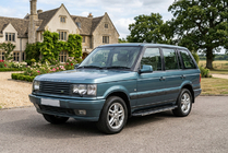 Range Rover II P38A 1997-2002 рр. Бокові пороги Bosphorus Grey (2 шт., алюміній) фото 1