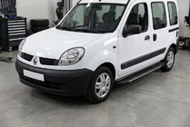 Renault Kangoo 1998-2008 рр. Бокові пороги Bosphorus Grey (2 шт., алюміній) фото 1
