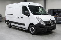 Renault Master 2011-2023 рр. Бокові пороги Bosphorus Grey (2 шт., алюміній) фото 1
