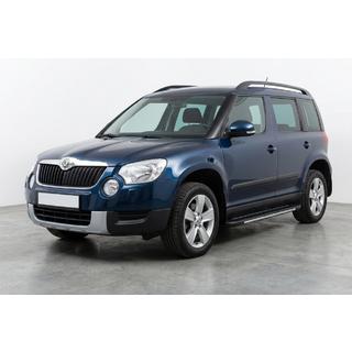 Бокові пороги Bosphorus Grey (2 шт., алюміній) Skoda Yeti 2009-2017 рр. фото 1
