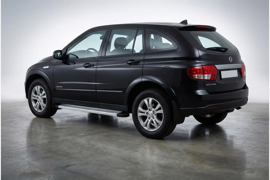 SsangYong Action 2005-2018 рр. Бокові пороги Maya V2 (2 шт., алюміній) Фото 1