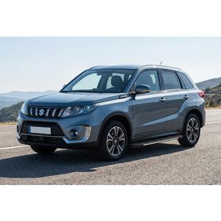 Бокові пороги Bosphorus Grey (2 шт., алюміній) Suzuki Vitara 2015- рр. фото 1