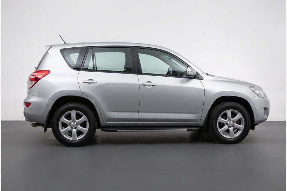 Toyota Rav 4 2006-2013 рр. Бокові пороги Bosphorus Grey (2 шт., алюміній) Image