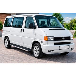 Бокові пороги Bosphorus Grey (2 шт., алюміній) Volkswagen T4 Caravelle/Multivan 1990-2003 рр. фото 1