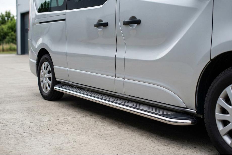 Fiat Talento 2016- рр. Бокові пороги Maydos V2 (2 шт., алюміній) Image