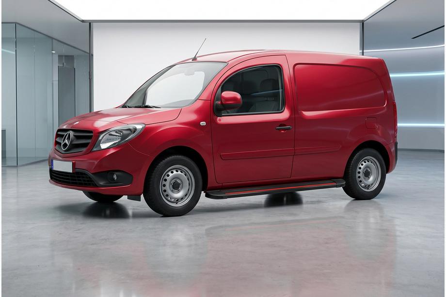 Mercedes Citan 2013-2021 рр. Бокові пороги Maya Red (2 шт., алюміній) Image